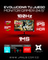 Monitor Janus IPS 24.5" Gamer J24180FVGIPS 180hz - 1Ms