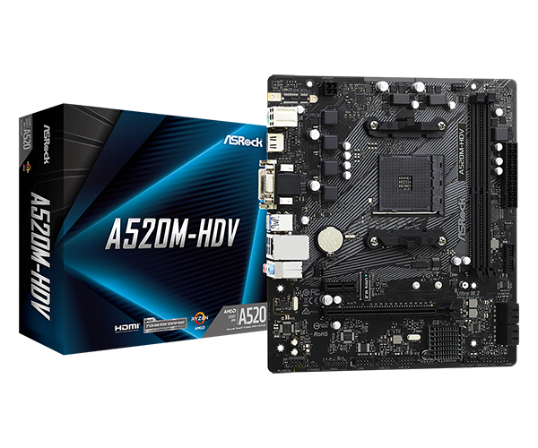 Placa Madre Asrock A520m-Hdv