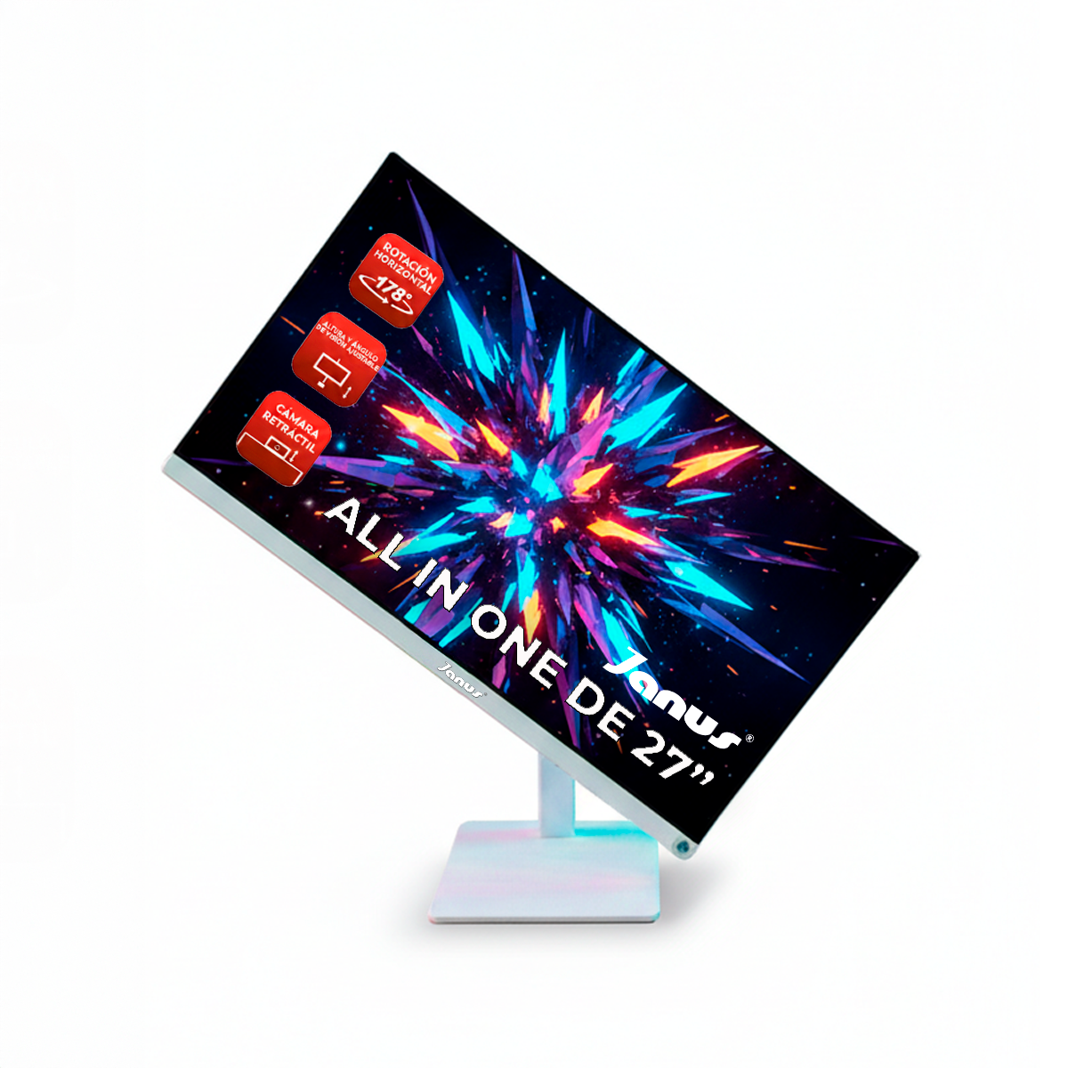 All In One 27 Pulgadas Janus Intel Core I5 12400 Memoria Ram 8Gb so-dimm Ssd 512Gb M.2 Board H610I