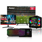 Combo Mundialista Computador Gamer Janus AMD RYZEN 5 5600GT MEMORIA RAM 16GB SSD 512GB M.2   Board A520M    FUENTE Janus 400W