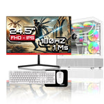 Computador Gamer Janus AMD RYZEN 7 5700G MEMORIA RAM 16GB SSD 1TB M.2   Board A520M   Refrigeracion Liquida 360MM BLANCA FUENTE Janus 650W 80 PLUS BRONZE