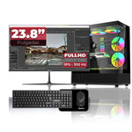 Computador Gamer Janus INTEL CORE I5 12400 MEMORIA RAM 16GB RGB DDR4 SSD 512GB M.2   Board B760M-HDV/M.2   Refrigeracion Liquida 360MM NEGRA FUENTE Janus 400W