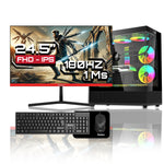 Computador Gamer Janus INTEL CORE I5 12400 MEMORIA RAM 16GB RGB DDR4 SSD 512GB M.2   Board B760M-HDV/M.2   Refrigeracion Liquida 360MM NEGRA FUENTE Janus 400W