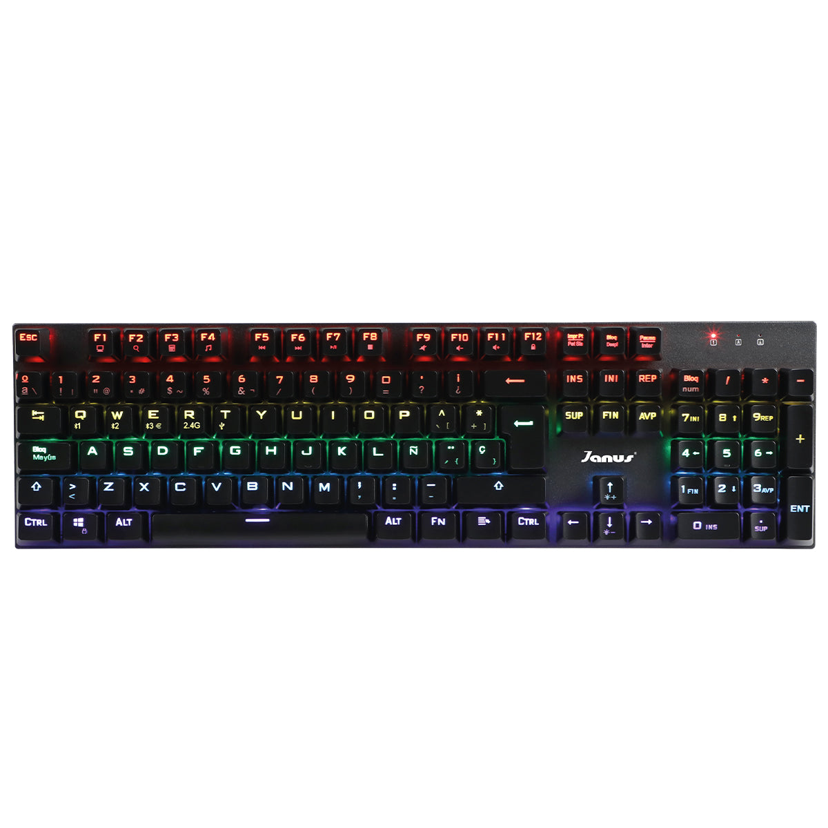 COMBO TECLADO+MOUSE GAMER JANUS MECANICO INALÀMBRICO KY-R610WR