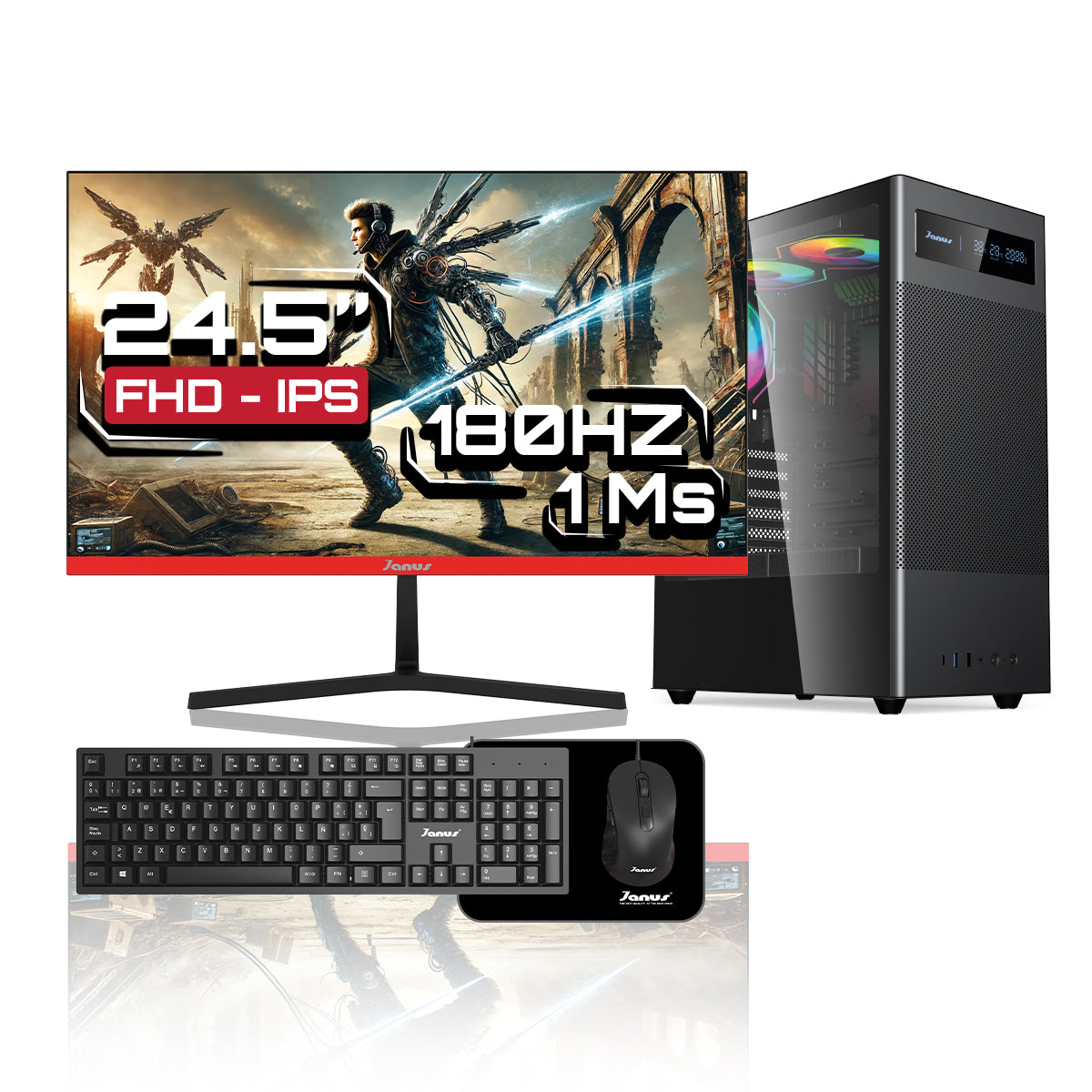 Computador de Escritorio Janus INTEL CORE I7 14700 Memoria RAM 16GB SSD 512GB M.2   Board H610M-A PRO    Fuente Janus 650W 80 PLUS BRONZE