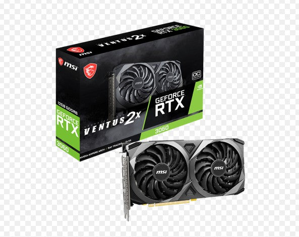 TARJETA DE VIDEO MSI GEFORCE RTX 3060 VENTUS 2X 12G OC