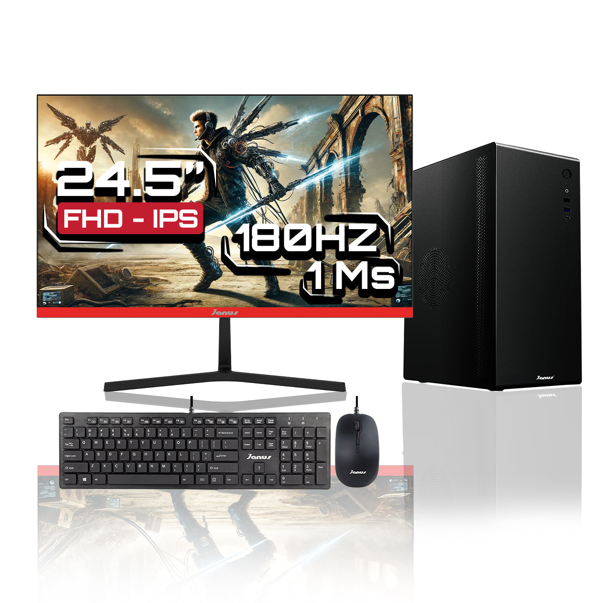 Computador de Escritorio Janus INTEL CORE I5 12400 Memoria RAM 16GB SSD 512GB M.2   Board H610M    Fuente Janus 400W