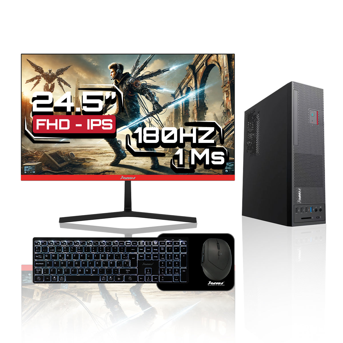 Workstation Janus INTEL CORE I5 12400 MEMORIA RAM 16GB SSD 512GB M.2   Board H610M    FUENTE Janus 200W