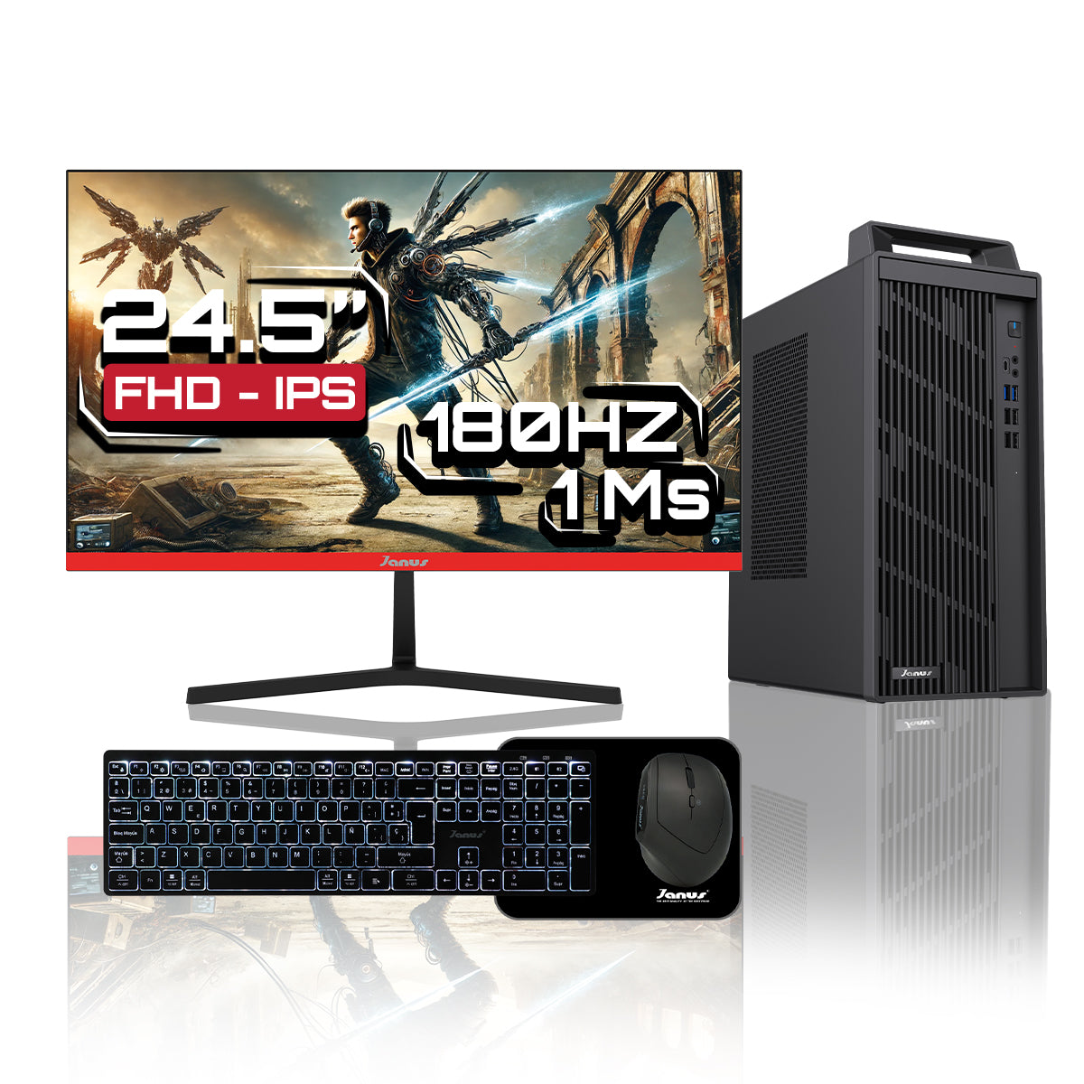 Computador de Escritorio Janus INTEL CORE I5 ULTRA 225 Memoria RAM 16GB DDR5 SSD 1TB M.2   Board H810-X    Fuente Janus 350W