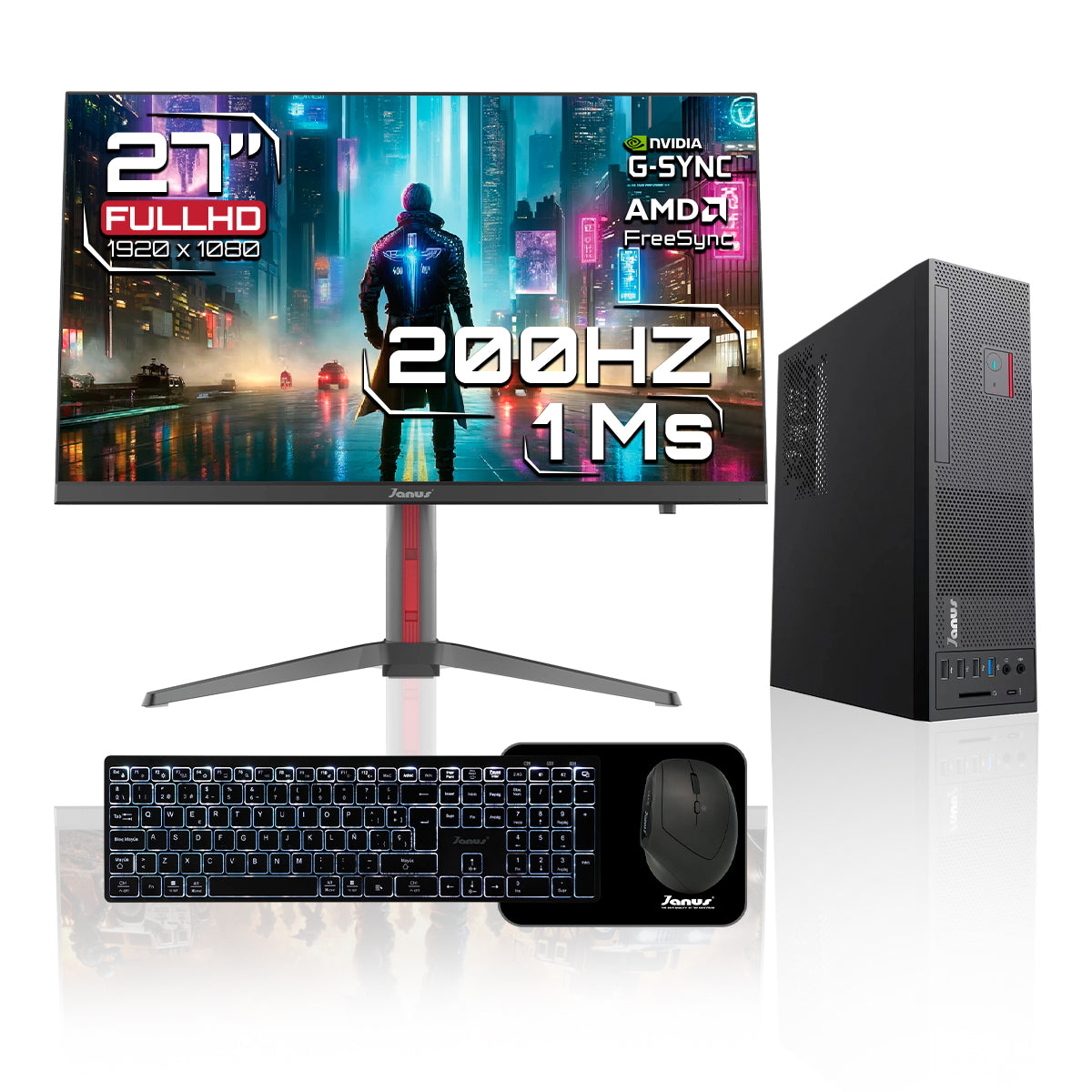 Workstation Janus INTEL CORE I5 12400 MEMORIA RAM 16GB SSD 512GB M.2   Board H610M    FUENTE Janus 200W