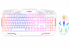 COMBO TECLADO MEMBRANA + MOUSE JANUS  GAMER XTREME PRIME BLANCO ILUMINADO EN COLORES
