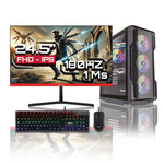 Computador Gamer Janus Amd Ryzen 7 5700G Memoria Ram 16Gb Rgb Ssd 1Tb M.2  Rx 7700 Xt Board B550M Pg Velocita   Refrigeracion Liquida 360Mm Negra Fuente Janus 650W 80 Plus Bronze