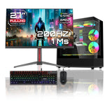 Computador Gamer Janus AMD RYZEN 9 9900X MEMORIA RAM 32GB RGB DDR5 SSD 1TB M.2   Board B850M-X WIFI   Refrigeracion Liquida 360MM NEGRA FUENTE Janus 650W 80 PLUS BRONZE