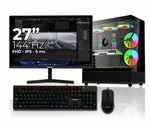 Computador Gamer Janus AMD RYZEN 9 7900 MEMORIA RAM 32GB RGB DDR5 SSD 2TB M.2   Board A620AM-HVS   Refrigeracion Liquida 360MM NEGRA FUENTE Janus 850W + 80 GOLD