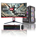 Computador Gamer Janus Amd Ryzen 7 5700G Memoria Ram 16Gb Rgb Ssd 1Tb M.2  Rx 7700 Xt Board B550M Pg Velocita   Refrigeracion Liquida 360Mm Negra Fuente Janus 650W 80 Plus Bronze