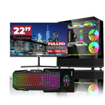 Computador Gamer Janus AMD RYZEN 5 8600G MEMORIA RAM 16GB RGB DDR5 SSD 512GB M.2   Board A620M-HDV-M2   Refrigeracion Liquida 360MM NEGRA FUENTE Janus 400W