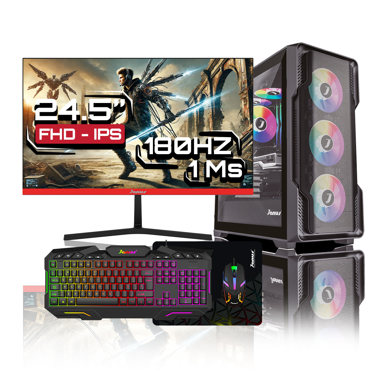 Computador Gamer Janus AMD RYZEN 5 4600G MEMORIA RAM 16GB SSD 512GB M.2   Board A520M-A PRO    FUENTE Janus 350W