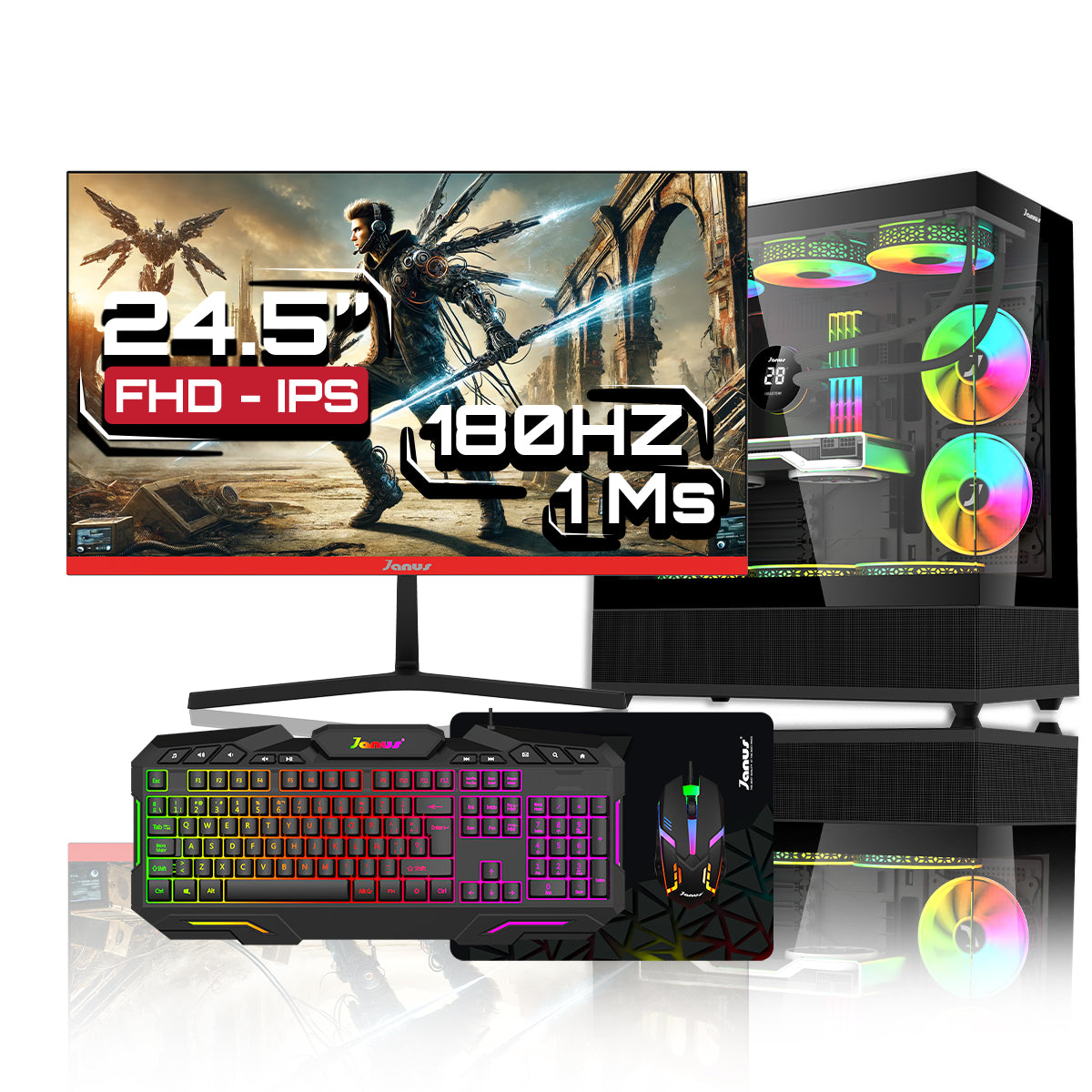 Computador Gamer Janus AMD RYZEN 5 4655G MEMORIA RAM 16GB SSD 512GB M.2   Board A520M    FUENTE Janus 400W