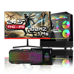 Computador Gamer Janus AMD RYZEN 5 8600G MEMORIA RAM 16GB RGB DDR5 SSD 512GB M.2   Board A620M-HDV-M2   Refrigeracion Liquida 360MM NEGRA FUENTE Janus 400W