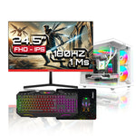 Computador Gamer Janus INTEL CORE I5 12400 MEMORIA RAM 16GB RGB DDR5 SSD 512GB M.2   Board B760M-HDV/M.2   Refrigeracion Liquida 240MM BLANCA FUENTE Janus 400W
