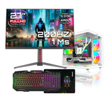 Computador Gamer Janus INTEL CORE I5 12400 MEMORIA RAM 16GB RGB DDR5 SSD 512GB M.2   Board B760M-HDV/M.2   Refrigeracion Liquida 240MM BLANCA FUENTE Janus 400W