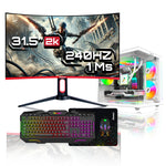 Computador Gamer Janus INTEL CORE I5 12400 MEMORIA RAM 16GB RGB DDR5 SSD 512GB M.2   Board B760M-HDV/M.2   Refrigeracion Liquida 240MM BLANCA FUENTE Janus 400W