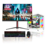 Computador Gamer Janus AMD RYZEN 5 8500G MEMORIA RAM 16GB RGB DDR5 SSD 512GB M.2   Board A620M-HDV-M2   Refrigeracion Liquida 240MM BLANCA FUENTE Janus 650W 80 PLUS BRONZE