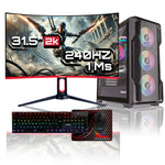 Computador Gamer Janus INTEL CORE I9 14900F MEMORIA RAM 16GB RGB DDR5 SSD 1TB M.2  RX 9070 STEEL LEGEND 16GB OC Board B760M-C WIFI   Refrigeracion Liquida 360MM NEGRA FUENTE Janus 850W + 80 PLUS GOLD