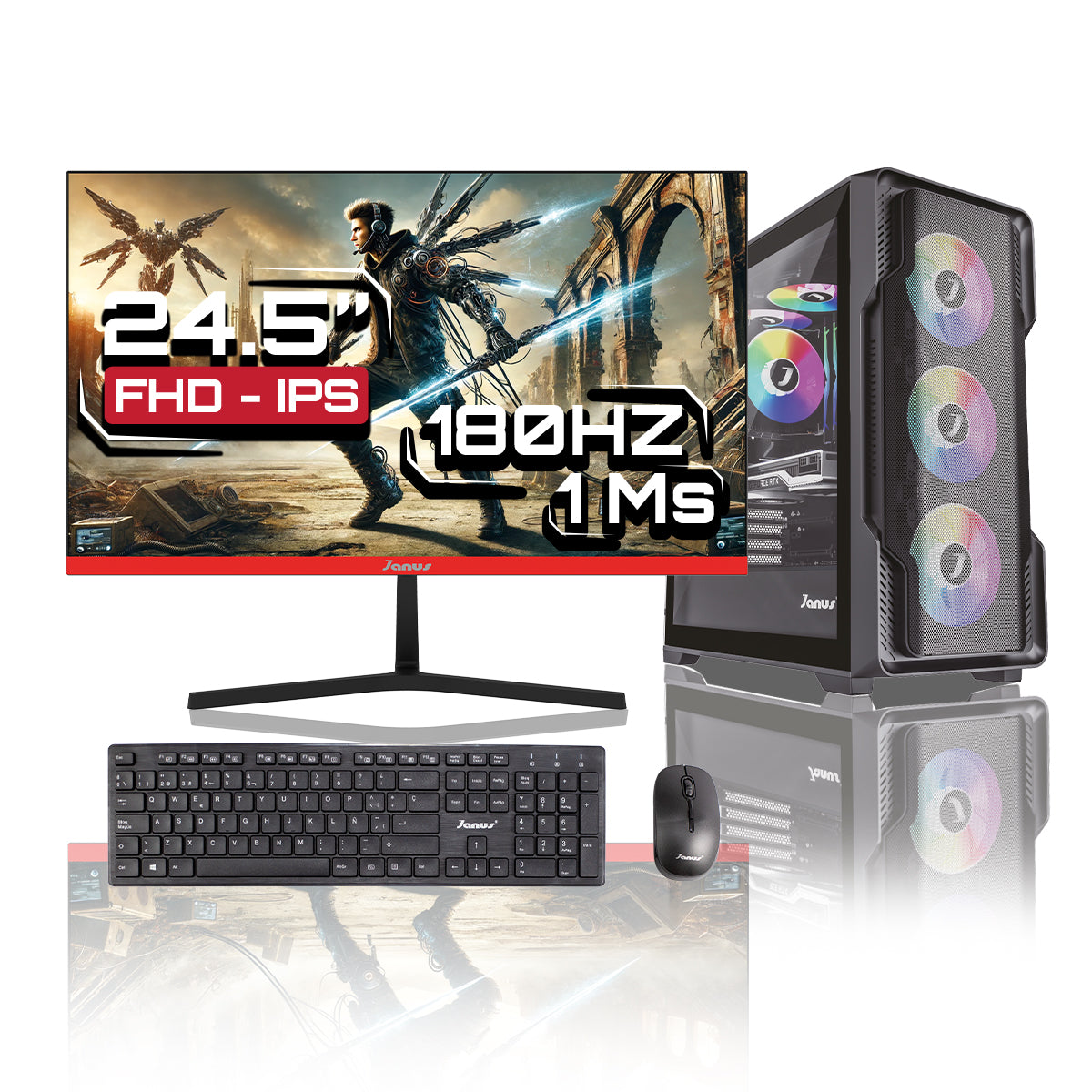 Computador Gamer Janus AMD RYZEN 7 5700G MEMORIA RAM 16GB SSD 1TB M.2   Board A520M    FUENTE Janus 650W 80 PLUS BRONZE