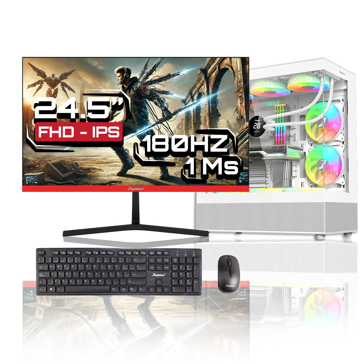 Computador Gamer Janus AMD RYZEN 5 5600GT MEMORIA RAM 16GB RGB SSD 512GB M.2   Board A520M-A PRO   Disipador ARGB FUENTE Janus 650W 80 PLUS BRONZE
