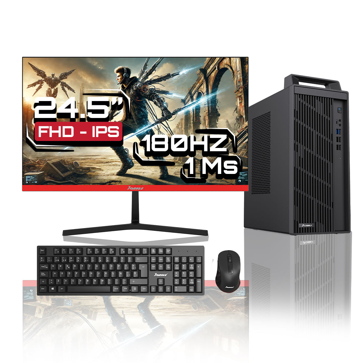 Computador De Escritorio Janus Intel Core I7 14700 Memoria Ram 32Gb Ddr5 Ssd 512Gb M.2   Board B760M-Cw    Fuente Janus 350W