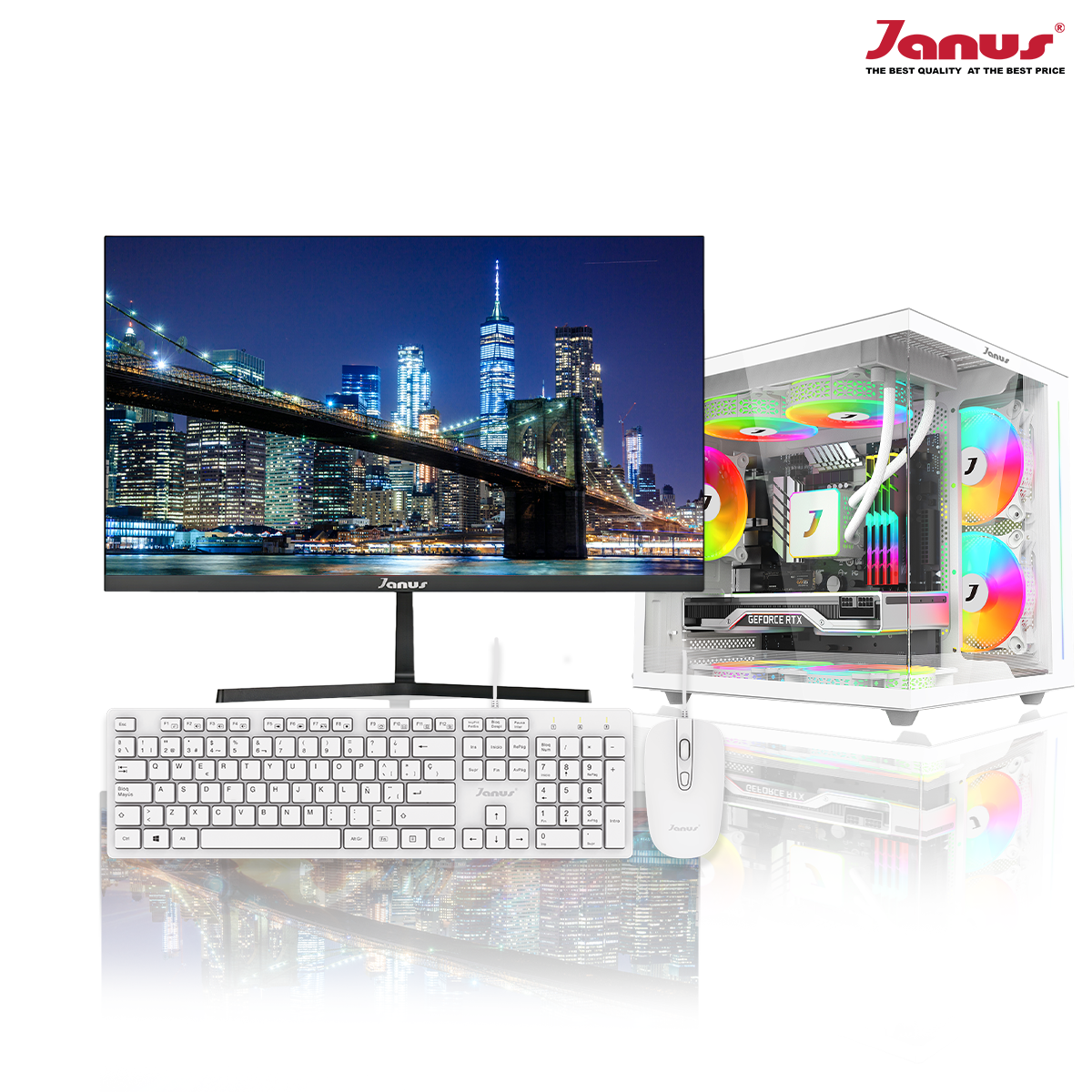 Computador Gamer Janus Amd Ryzen 5 5600Gt Memoria Ram 16Gb Rgb Ssd 512Gb M.2   Board A520M    Fuente Janus 350W