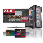 Computador Gamer Janus AMD RYZEN 5 9600X MEMORIA RAM 16GB RGB DDR5 SSD 512GB M.2  RX 9060 XT Board B850M PRO -A WIFI   Refrigeracion Liquida 360MM NEGRA FUENTE Janus 650W+80BZ