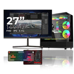 Computador Gamer Janus AMD RYZEN 7 5700G MEMORIA RAM 16GB RGB SSD 512GB M.2   Board A520MK-V2   Refrigeracion Liquida 360MM NEGRA FUENTE Janus 850W + 80 GOLD
